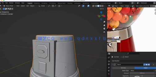 Blender初学者3D建模完整工作流程视频教程 (图5)