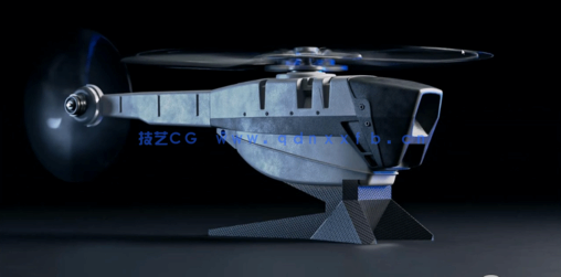 Blender纳米黑蜂无人机完整实例制作视频教程 (图5)