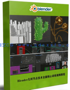 Blender几何节点技术全面核心训练视频教程(图1)