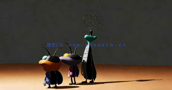 Blender肥猫大战三小强动画角色建模制作视频教程(图2)