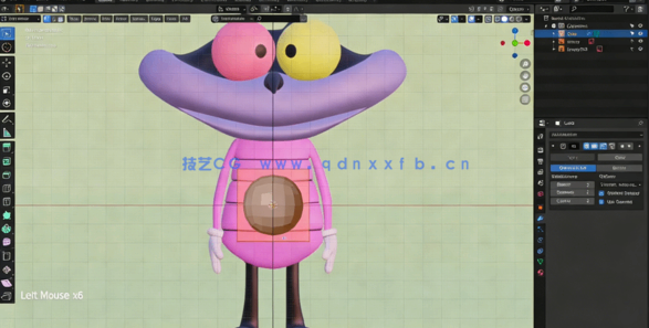 Blender肥猫大战三小强动画角色建模制作视频教程(图4)