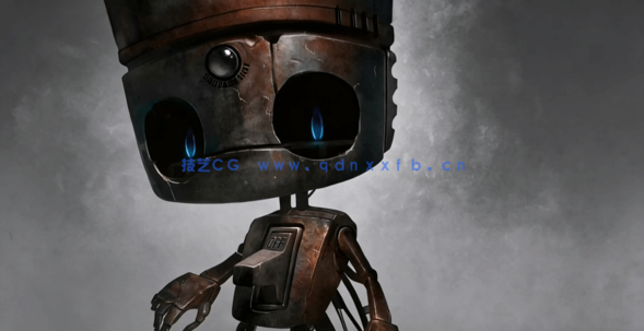 Blender可爱锅盖头机器人硬表面制作流程视频教程(图2)