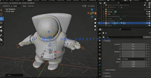 Blender 3.3全面核心技术训练视频教程 (图4) Blender 3.3全面核心技术训练视频教程 (图4)