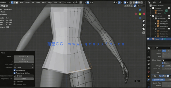  Blender动漫人物建模实例制作训练视频教程(图4)