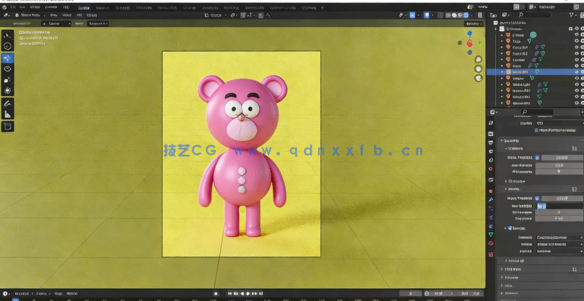 Blender卡通人物角色初学者制作训练视频教程(图3)