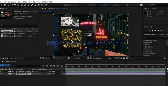 从Blender到After Effects动画场景合成技术训练视频教程(图3)