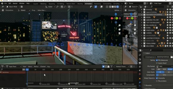 从Blender到After Effects动画场景合成技术训练视频教程(图4)