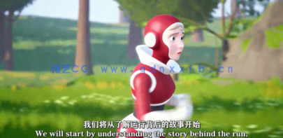 Maya人类角色行走跳跃身体力学动画制作视频教程 (图5)