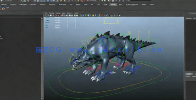 Maya四足动物绑定动画大师级训练视频教程(图3)