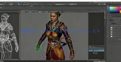 Maya游戏角色骨骼绑定装配核心技术训练频教程(图7)