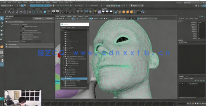 Maya人物角色面部绑定装配动画核心技术视频教程(图6)