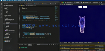 Blender和Three.js震撼3D粒子场景制作视频教程(图4)