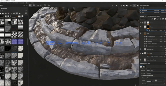 Blender中世纪水井游戏资产完整制作工作流程视频教程(图6)