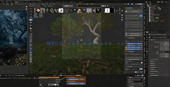 Blender绿幕抠像逼真3D环境场景制作视频教程(图2)