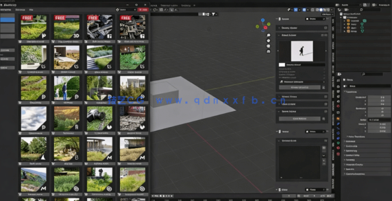Blender绿幕抠像逼真3D环境场景制作视频教程(图3)