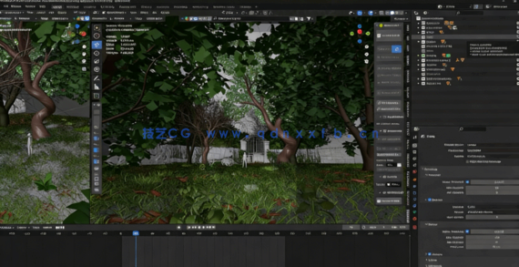 Blender绿幕抠像逼真3D环境场景制作视频教程(图5)