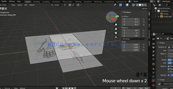  Blender手部低多边形建模技术视频教程(图2)