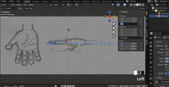  Blender手部低多边形建模技术视频教程(图3)