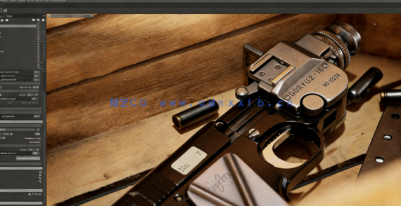 Blender次世代游戏武器道具制作工作流视频教程(图6)