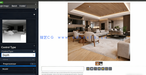 Blender与StableDiffusion建筑可视化AI生图技术视频教程(图4)