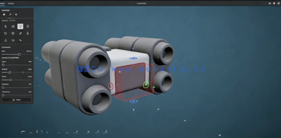 Substance Modeler科幻飞船建模设计视频教程(图6)