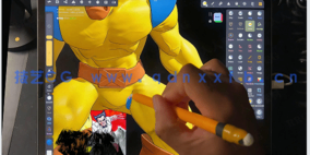 【中文字幕】Nomad Sculpt金刚狼角色手绘雕刻流程高阶教程(图5)