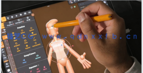 Nomad Sculpt 3D动漫角色解剖技术视频教程(图6)