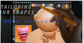 Nomad Sculpt 3D角色雕刻设计流程视频教程(图6)