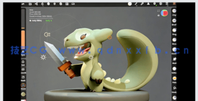 Nomad Sculpt从2D草图到3D模型角色制作视频教程(图1)