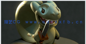 Nomad Sculpt从2D草图到3D模型角色制作视频教程(图2)