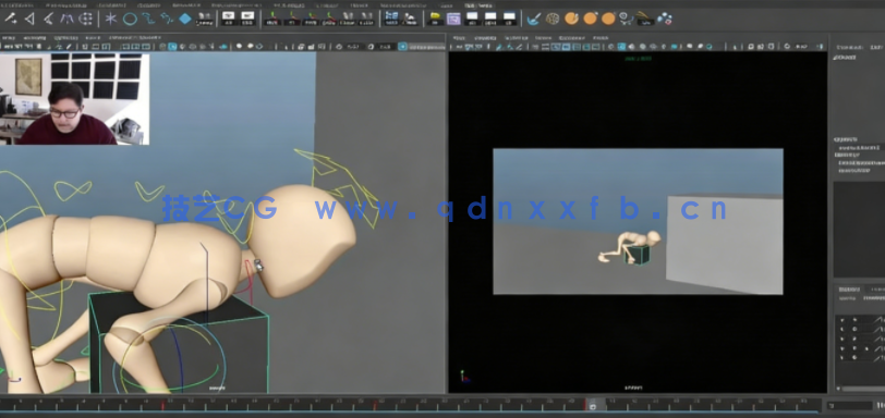 Maya角色动力学动画基础技能训练视频教程(图4)