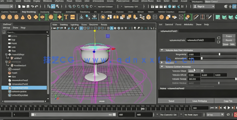 Maya流体模拟和渲染干冰烟云视频教程(图2)