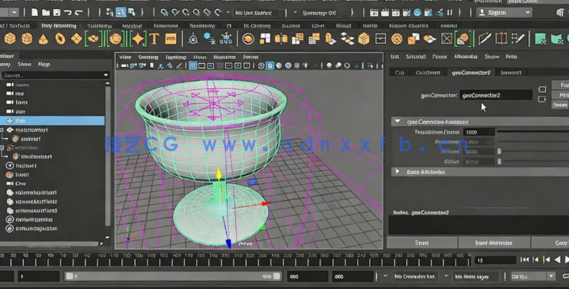 Maya流体模拟和渲染干冰烟云视频教程(图6)