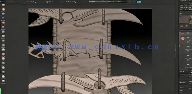 董超魔族战士Maya与ZBrush制作视频教程(图5)