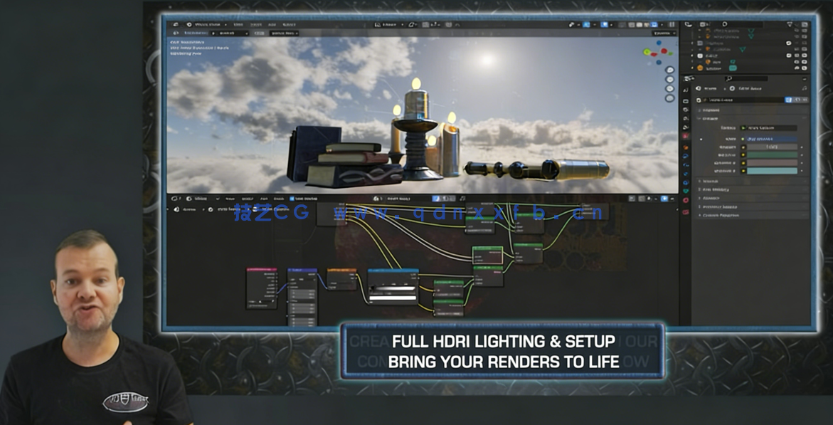 Blender与UE地下城游戏道具制作流程视频教程 (图5)
