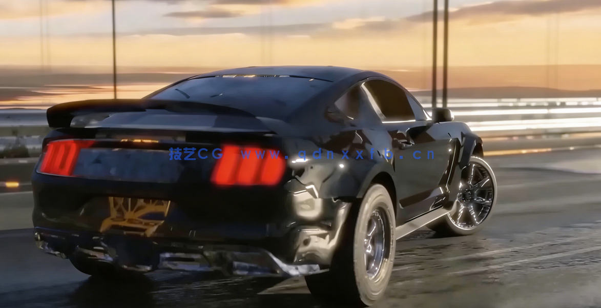 Blender中制作电影级汽车追逐短片动画视频教程 (图2)