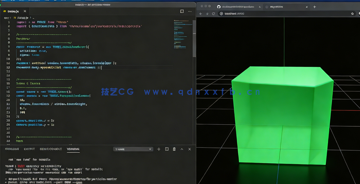 Blender和Three.js制作3D粒子场景视频教程(图5)