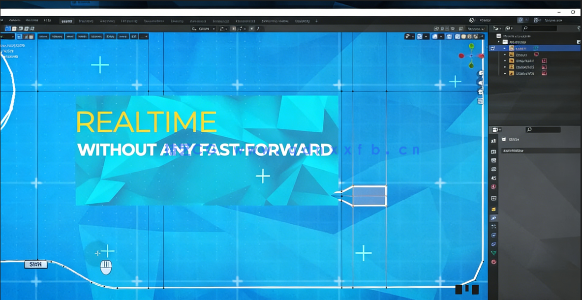 Blender与Rizom UV垂直钻头完整制作流程视频教程 (图5)