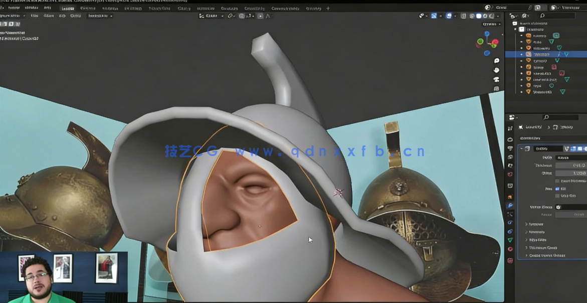 Blender游戏角色制作初学者完整技能培训视频教程 (图2)