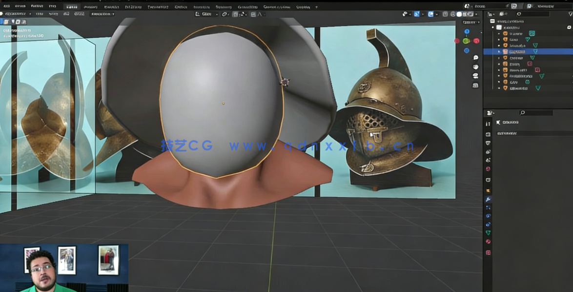 Blender游戏角色制作初学者完整技能培训视频教程 (图3)