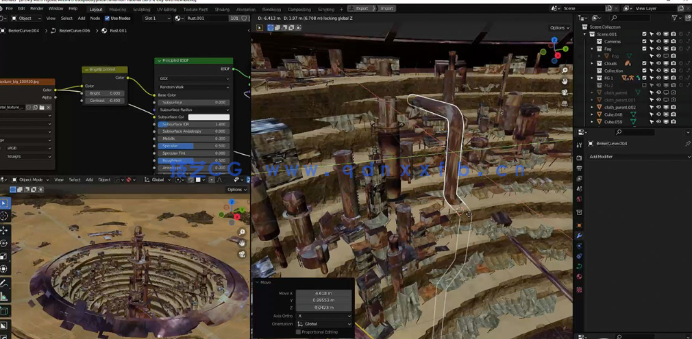  Blender与PS通过3D资产加速环境概念艺术设计创作视频教程 (图3)