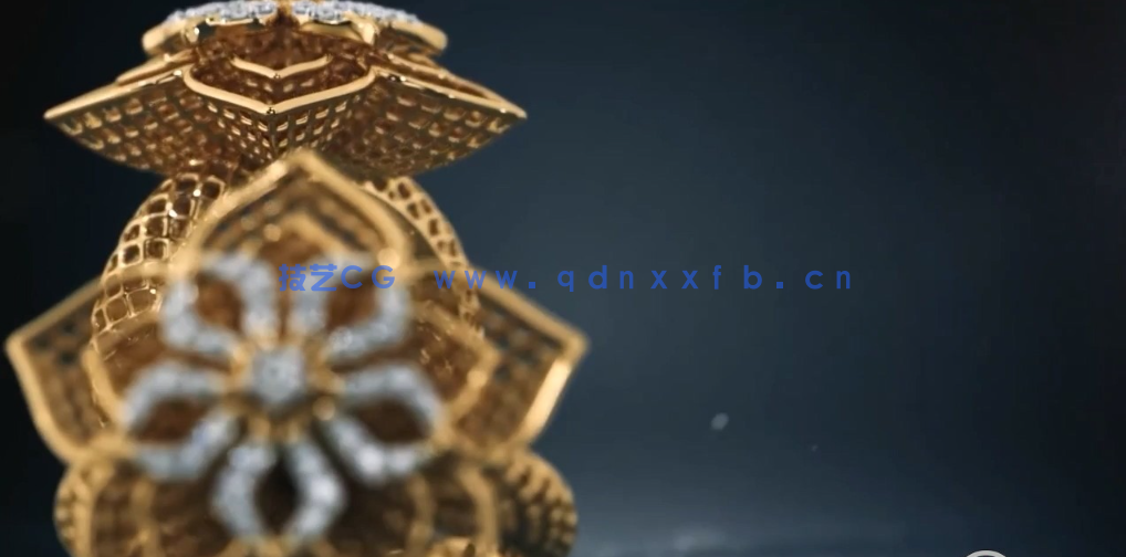 Blender精美珠宝从建模到渲染效果图制作视频教程 (图5)