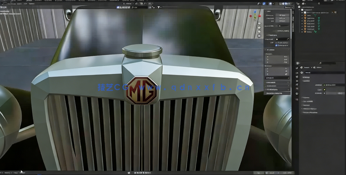 Blender逼真汽车动画实例制作视频课程(图5)