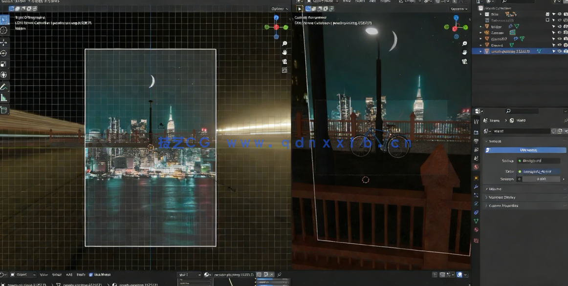 Blender自行车场景实例制作视频课程(图4)