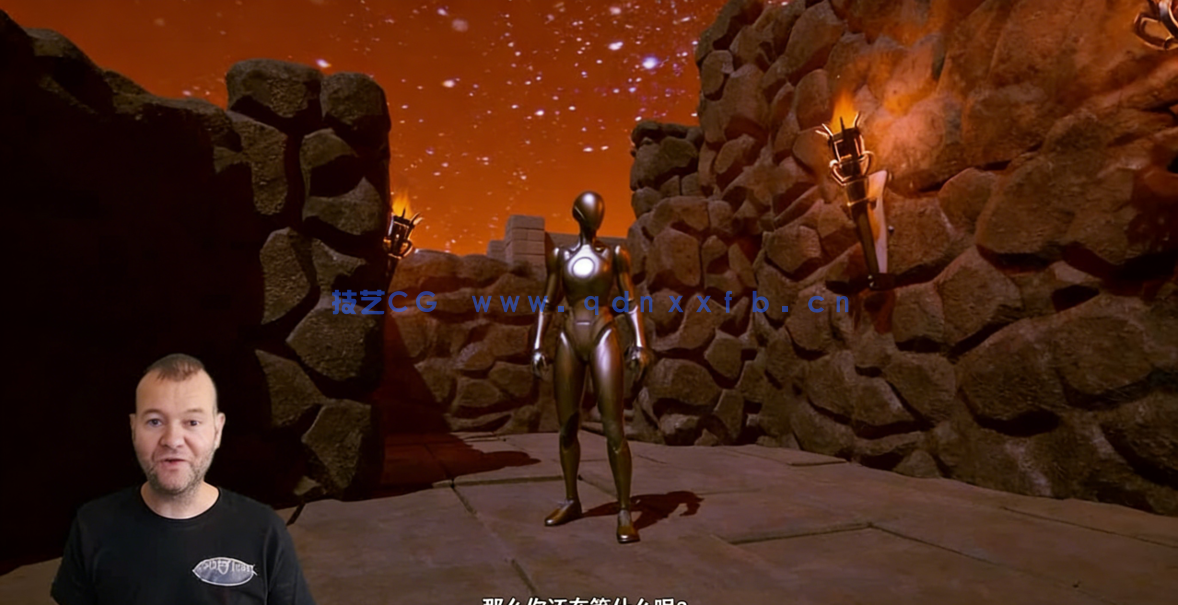 Blender和UE5暗黑地牢风格模块化RPG游戏制作视频(图4)