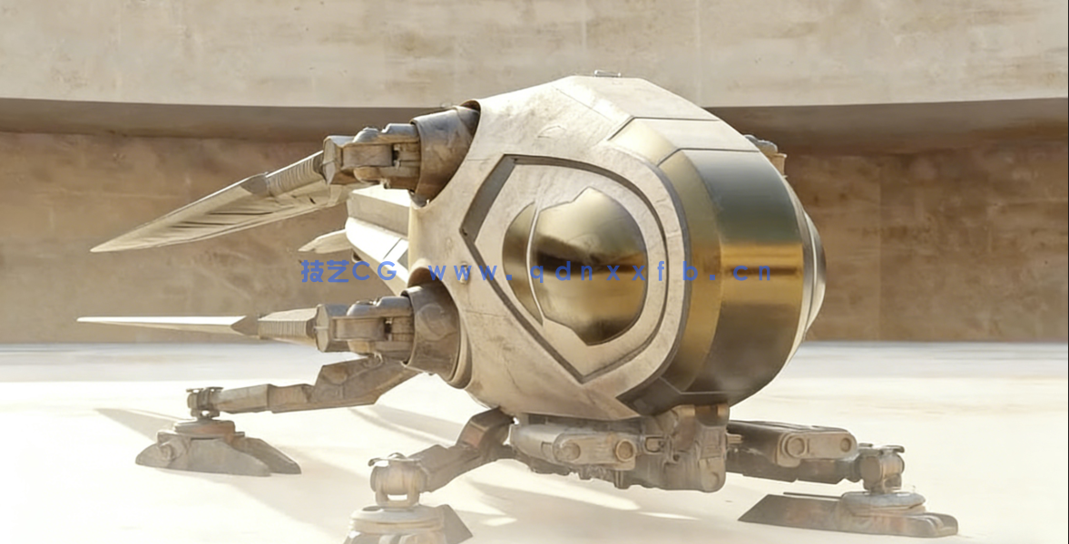 Blender电影《沙丘》中扑翼机飞行器完整制作视频课程 (图3)