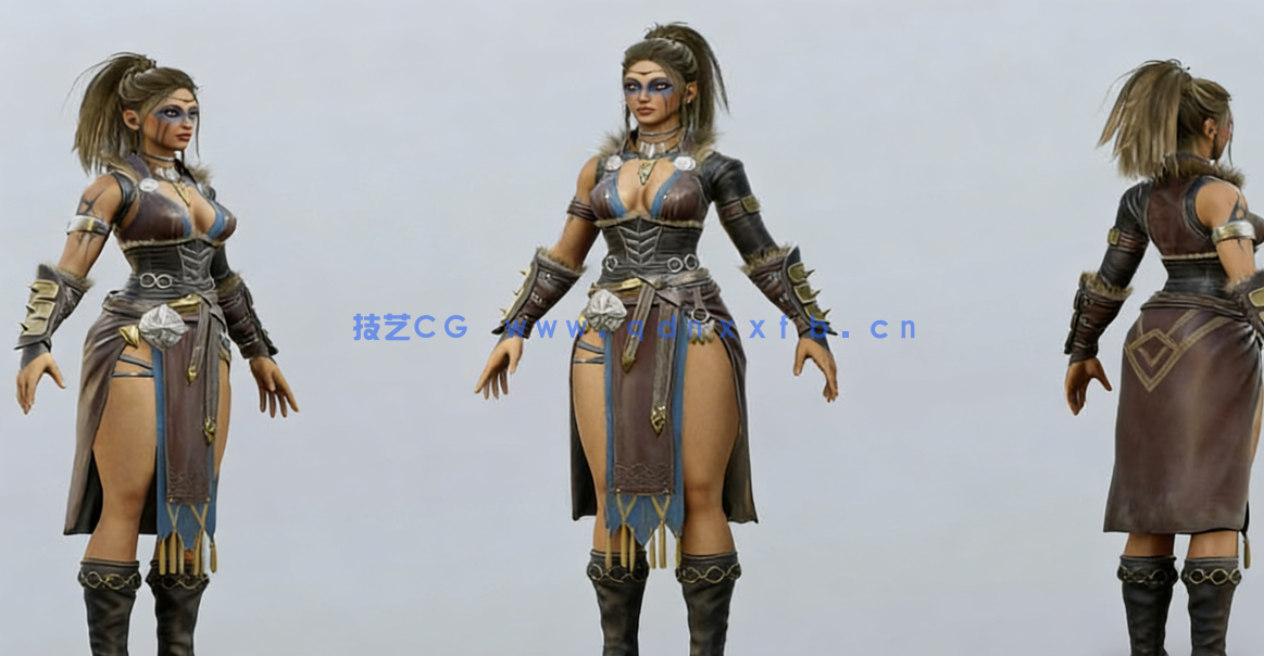 Blender游戏角色雕刻制作完整工作流程视频教程(图2)