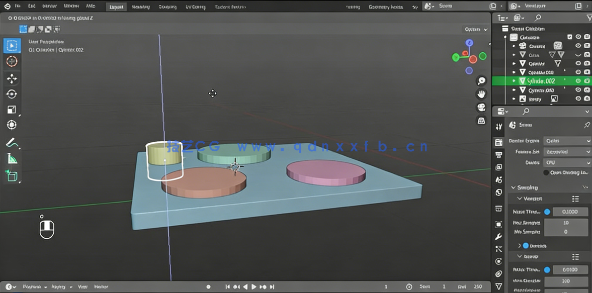 Blender 3.2苹果手机iPhone完整实例制作视频课程(图2)