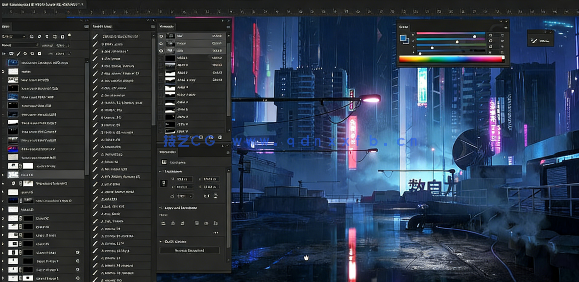  Blender和PS动画背景概念艺术设计视频教程(图5)