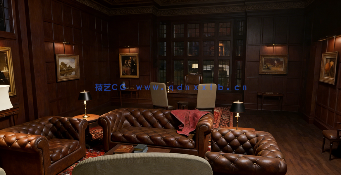 Blender和SP维多利亚欧式房间实例制作视频教程(图4)